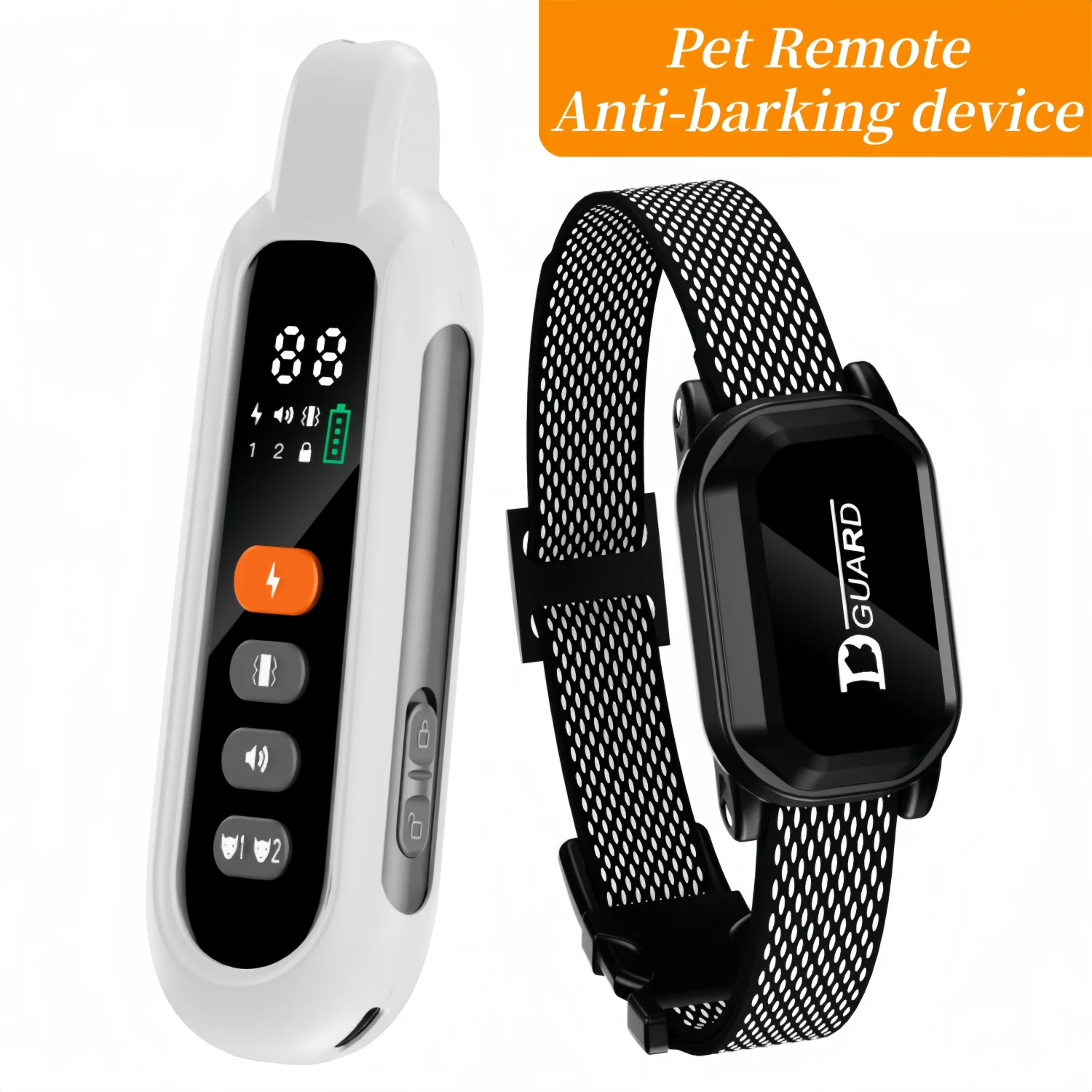 kf-See258c07dd174ab59fc8e08c2475803fX 3300FT Electric Dog Training Collar Remote Control Waterproof Pet BehaviorFor 6-120lbs Puppy With Shock Vibration Anti-barking - Image 1