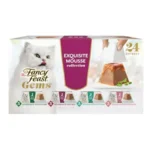Gems Pate Cat Food Mousse and a Halo of Savory Gravy Wet Cat Food Variety Pack - Pack of 12 4 oz. Boxes