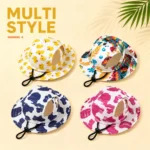 Printed Pet Dog Hat Adjustable Cap for Small Medium Puppy Dogs Pug Corgi Dachshund Outdoor Walking Photo Party Costume Accessory - Image 2