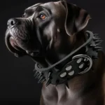 Dog Collar Anti-Bite Rivets Large Bulldog Domineering Anti-Bite Bully Dog Supplies Pets - Image 2