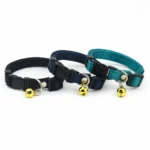 Cat Collar,Cotton Breakaway with Bell,Safety Buckle Wedding Cat Collar for Girl Boy Cats and Small Dogs,Adjustable Pet Supplies - Image 2