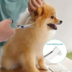 Professional Pet Grooming Scissors Set Stainless Steel Straight Curved Thinning Shears with Comb and Case for Dogs Cats - Image 3