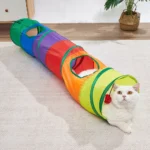 Cat Tunnel Pet Tube Collapsible Play Toy Indoor Outdoor Kitty Puppy Toys for Puzzle Exercising Training - Image 2