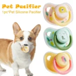 Practical Pet Calming Pacifier Soft Silicone Dog Teeth Chew Resistant Molar Cat Bite Toy Toy - Image 2
