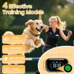 IPX7 Waterproof Dog Training Collar,Smart 2-in-1 Auto Anti-Bark and Shock Collar for All Size Dogs,3300FT Remote Electric Collar - Image 2