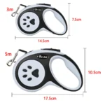 3m 5m Nylon Pet Dog Leash Automatic Retractable Extending Rope Puppy Walking Running Traction Roulette For Small Big Dogs Cats - Image 6