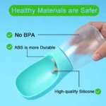 Portable Pet Water Bottle 300ml BPA Free Outdoor Leakproof Dog Travel Water Dispenser Drinking Bowl for Walking Hiking Camping - Image 3