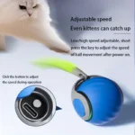 Smart Cat Toys Ball Automatic Interactive Pets Electric Rolling Teaser USB Rechargeable Kitty Moving Bouncing ball Birthday gift - Image 2