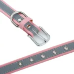 Dog Collar PU Leather Engraved - Customized with Name, Unique Gift for Dog Lovers, Adjustable Puppy for Small Medium Large Breed - Image 5