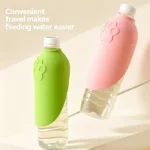 Dog Cat Drinking Bowl Outdoor Feeding Water Portable Drinking Cup for Pets Foldable Water Dispenser Interchangeable Bottle - Image 5
