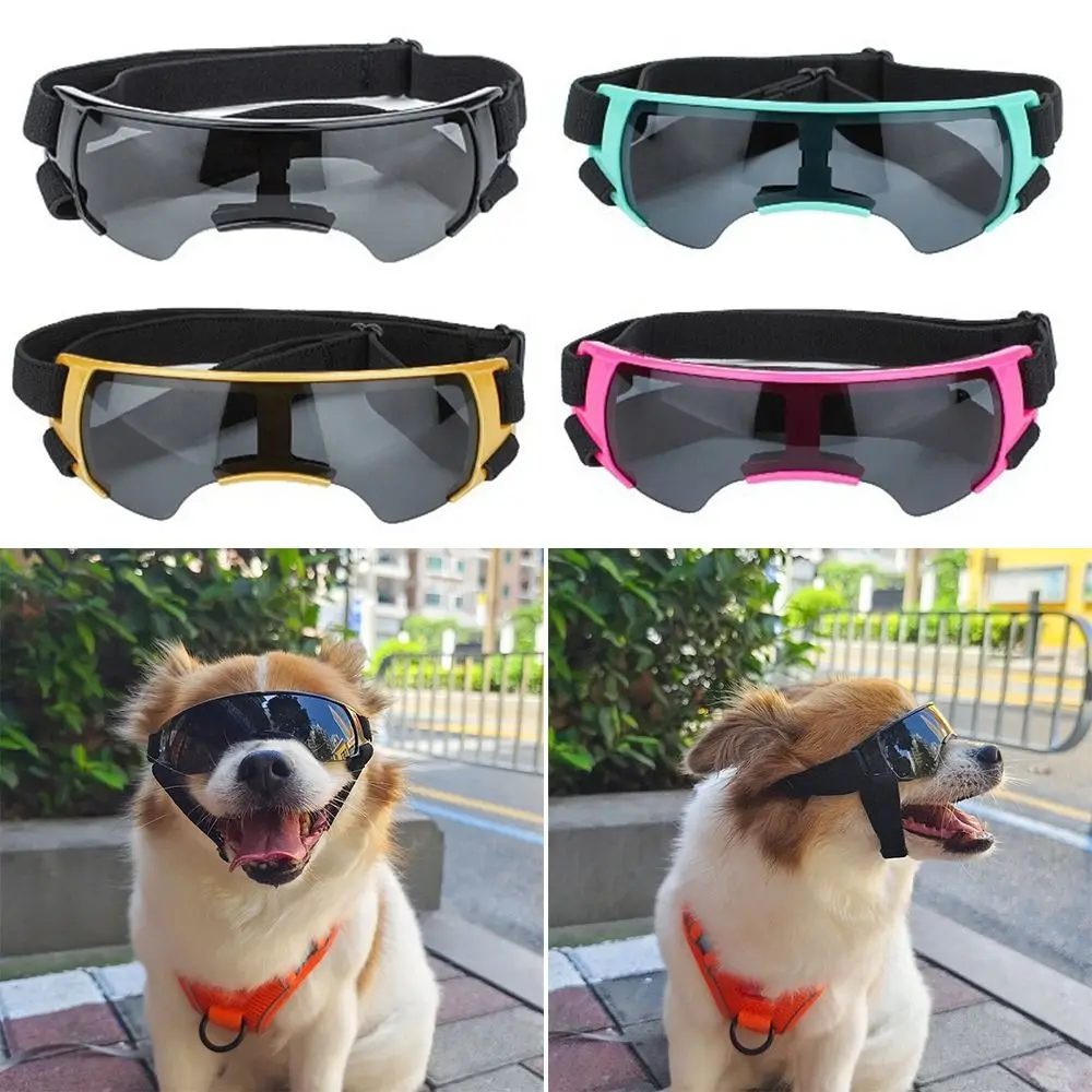 kf-Sf089a16d650d4ff1878134e676e9af6fT Multicolor Pet Goggles Sun Protection Sun Shading Pet Sunglasses Windproof UV Protection Dog UV Protection Glasses Dog - Image 1