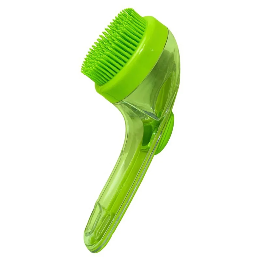 kf-Sf09d3ea97c66425e989a4bb6950080e25 Pet Bath Brush for Small Dogs & Cats: Specialized Dog Washing Tool, Massage Scrub Brush - Pet Bathing Essential for - Image 1