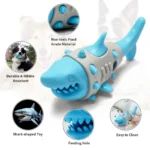 Interactive Dog Chew Toy Grinding Teeth Sound Ball with Leaking Food Anti-Bite Pet Cleaning Teeth Training Toy