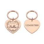 1 pc nice Dog paw prints and vine Customized Text Cat Dog ID Tag Name with Cute Symbols Customized Pet Print Medal