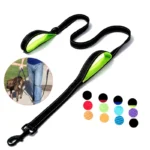 Long Traffic Padded Two Handle Heavy Duty Double Handle Nylon Dog Leash For Training Control - Image 4