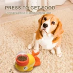 Dog Puzzle Feeder Interactive Pet Food Treat Dispenser Cartoon Duck Design Anti-slip Pet Automatic Feeder Toys for Dog Training - Image 5