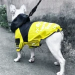 Pet Dog Waterproof Coat Dog Raincoat Reflective Dog Outdoor Clothes Hooded Jacket for Small Medium Large Dog Pet Supplies - Image 2