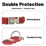 DC001-dog collars and pet neckbands, suitable for small, medium, and large dogs, perfect for outdoor use, anti-lost. - Image 5