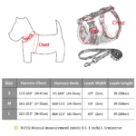 Mesh Nylon Dog Harness Lead Leash Set Reflective Dogs Vest Harnesses With Walking Belt Rope for Small Medium Large Dogs Pug - Image 6