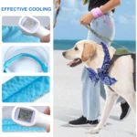 Reusable Pet Cooling Neck Wrap, Summer Cartoon Ice Collar for Dogs Cats, Heat Relief Cold Scarf for Outdoor Walk - Image 6