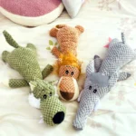 Large Dog Toy Bite-Resistant Sound Plush Toy Lion Wolf Elephant Cartoon Pet Toy Squeaky Dog Toy For Small & Medium Dogs - Image 2