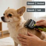 Dog Hair Removal Comb 3 in 1 Professional Dog Brush Pet Grooming Undercoat Rake Fur Knot Cutter Shedding Supplies for Puppy Cat - Image 3
