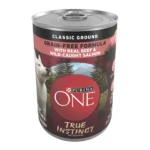 True Instinct Wet Dog Food High Protein Soft Beef Salmon 13 oz Can