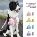 Silicone Pet Waste Bag Dispenser Portable Dog Poop Bag Holder for Outdoor Walking Cleaning Supplies