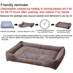 Four Season Square Dog Bed for Large Dog Mattress Bite-resistant Cat Bed Soft Thickened Dog Bed Waterproof Sofa Pet House - Image 5