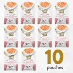 Purina Appetizers Wet Cat Food, Steamed Alaskan Salmon, 1.1 oz Trays, 10 Pack - Image 2