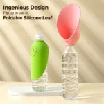Dog Cat Drinking Bowl Outdoor Feeding Water Portable Drinking Cup for Pets Foldable Water Dispenser Interchangeable Bottle