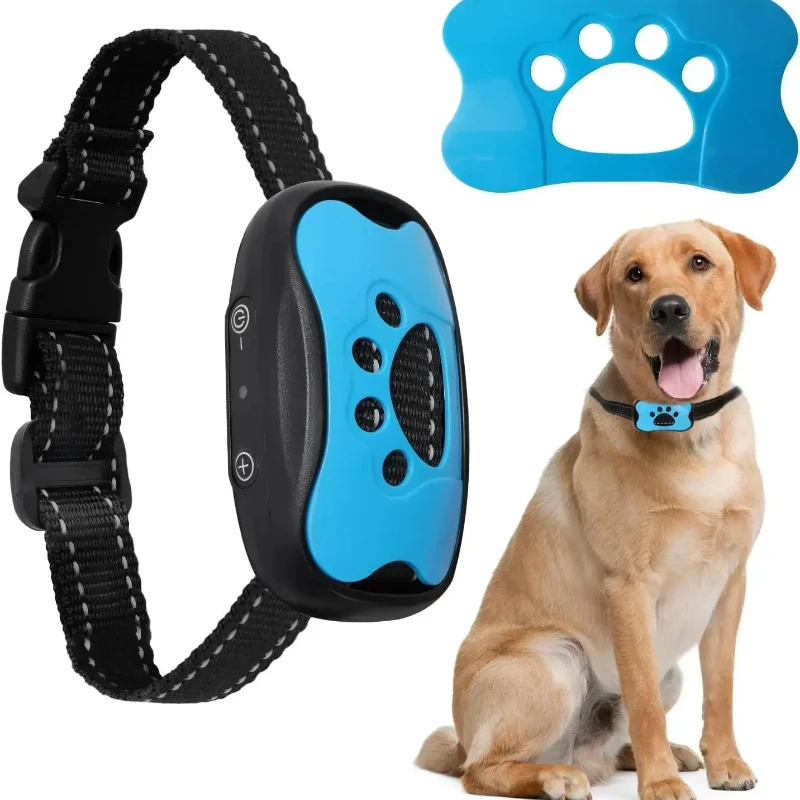 kf-Sf5318935336748c089c80527404c867bI Pet Dog Anti Barking Device USB Rechargeable Dogs Training Collar Ultrasonic Stop Barking Vibration Anti Bark Collar - Image 1