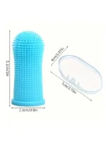Pet Finger Toothbrush Cleaning Products for Cats and DogsOral Cleaning ToothbrushesSilicone Bristles - Image 7