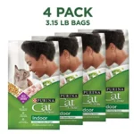 Indoor Healthy Weight and Hairball Dry Cat Food With Chicken - Pack of 4 3.15 lb. Bags - Image 3