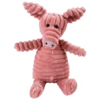 Pet Dog Molar Toy Vent Training Corduroy Monkey Pig Voice Plush Toy Dog Tooth Cleaning Supplie Dog Toys for Large Dogs - Image 4