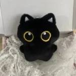 NEW Cute Black Cat plush toy Doll Small Pendant Cuddly Pillow Cushion Ins Black Cat Plush Toy Doll for Boy Girl Birthday Gifts - Image 4