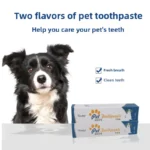Edible Pet Toothpaste Enzymatic Dental Care Teeth Cleaning Gel Vanilla Beef Flavor Oral Hygiene Kit Puppy Kitten Care Supplies - Image 2