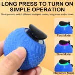 Automatic Rotating Smart LED Interactive Cat Teasing Ball Obstacle Avoidance Playful Pets Toy - Image 4