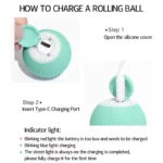 Bite Resistant Smart Automatic Rolling Ball Electric Cat Interactive Toy Self Amusement Boredom Relief Pet Entertainment Ball - Image 6