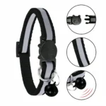 13 Colors Custom Engraved Reflective Cat Collar with Safety Buckle & Bell, Adjustable Personalized Pet Collar for Small Cats - Image 8