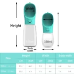 Outdoor Portable Pet Water Bottle Leakproof Large Capacity Dog Travel Drinking Water Feeder for Puppy Cats Pets Pug Accessories - Image 6