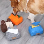 Dog Interactive Snuffle Toys Treat Dog Feeder Pet Toys Tissue Box Nosework Training Toy for Cats Dog Sniffing Toys Pet Supplies - Image 2