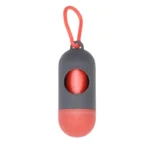 Portable Pet Waste Bag Dispenser Pill Shape Bullet-Shaped Garbage Box Cats Dogs Poop Extractive Clean-up Bags Outside Walking - Image 4