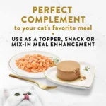 Purina Appetizers Wet Cat Food, Steamed Alaskan Salmon, 1.1 oz Trays, 10 Pack - Image 5