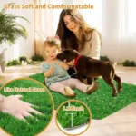 Artificial Turf Dog Potty Training Mat Reusable Grass Rug Replacement Turf Outdoor Lawn Mat Easy To Clean for Balcony Garden - Image 2