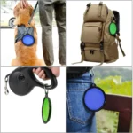 Folding Portable Silicone Dog Feeder Bowl 2 In 1 Pet Dispenser Outdoor Travel Dog Cat with Carabiner Bottle Food Water Container - Image 3