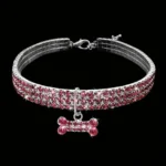 Bling Bone Pet Collar-Adjustable Necklace for Small Dogs and Cats-Cute and Fancy Accessory for Puppies-Adds Style and Glamour - Image 6