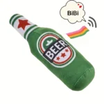 Realistic Beer Bottle Shape, Squeaking Dog Toy. Interactive Play, Bite Resistant and Wear-resistant. Easy To Clean - Image 4