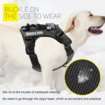 Dog Harness And Leash Set, Escape Proof No Pull Dog Vest Harness With Reflective Dog Walking Traction Rope - Image 6