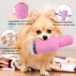 Safe Squeaky Dog Cup Toy Pink - Durable Chew Toy for Small/Medium/Large Aggressive Chewers Birthday & Exercise - Image 4